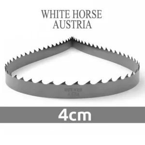 تیغ اره نواری عرض ۴ سانتیمتر چوببری دو اسب WHITE HORSE اتریش